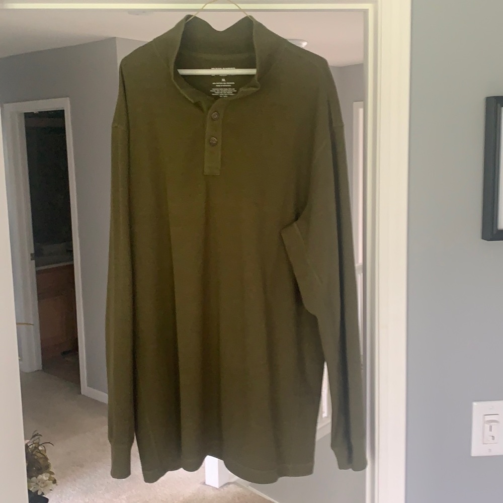 Duluth trading 1/4 button up.